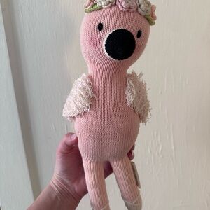 Cuddle & Kind Pink Knit Flamingo Plush Toy
